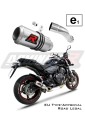 exhaust muffler DOMINATOR homologated road legal GP fits the motorcycle CB 600F HORNET 2007   2013 5