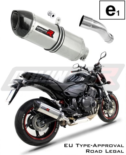 exhaust muffler DOMINATOR homologated road legal HP1 fits to CB 600F HORNET 2007  2013 6