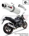 escape silenciador DOMINATOR homologado redondo compatible con la motocicleta CB 600F HORNET 2007  2013 6