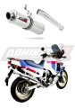 exhaust muffler DOMINATOR ROUND fits to Honda XRV 750 AFRICA TWIN RD04 1990  1992 6