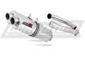 escape silenciador DOMINATOR oval compatible con la motocicleta Honda VTR 1000F Firestorm 1998  2001 3