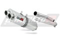 escape silenciador DOMINATOR oval compatible con la motocicleta Honda VTR 1000F Firestorm 2002  2006 3