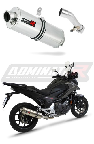 escape silenciador DOMINATOR oval compatible con la motocicleta Honda NC 700 / 750 S 2012  2020 6