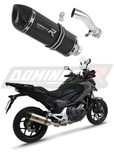 exhaust muffler DOMINATOR HP1 BLACK fits the motorcycle Honda NC 700 / 750 S 2012   2020 3