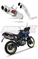 Honda NX 650 DOMINATOR RD02 1988 - 1994 wydech Tłumik GP1 + dB killer medium