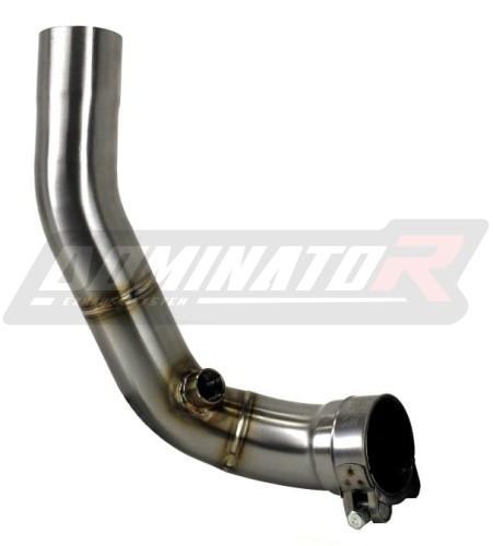 decat mid muffler DOMINATOR Mid Pipe fits the motorcycle CBR 600RR 2007   2016 6
