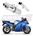 escape silenciador DOMINATOR oval compatible con la motocicleta Honda CBR 1100 XX 1996  2006 6