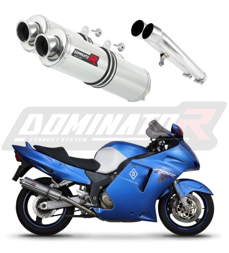 escape silenciador DOMINATOR redondo compatible con la motocicleta Honda CBR 1100 XX 1996  2006 6