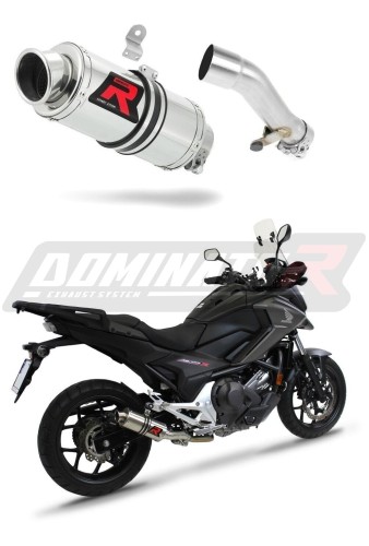 exhaust muffler DOMINATOR GP1 fits to Honda NC 700 / 750 X 2012  2020 6