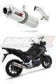 escape silenciador DOMINATOR redondo compatible con la motocicleta Honda NC 700 / 750 X 2012  2020 6