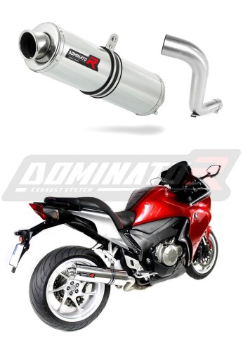 escape silenciador DOMINATOR redondo compatible con la motocicleta Honda VFR 1200 F 2010  2018 5