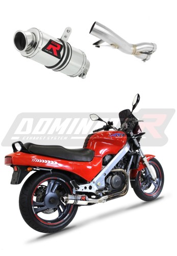escape silenciador DOMINATOR GP1 compatible con la motocicleta Honda NTV 650 REVERE 1988  1997 6