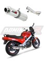 escape silenciador DOMINATOR redondo compatible con la motocicleta Honda NTV 650 REVERE 1988  1997 6