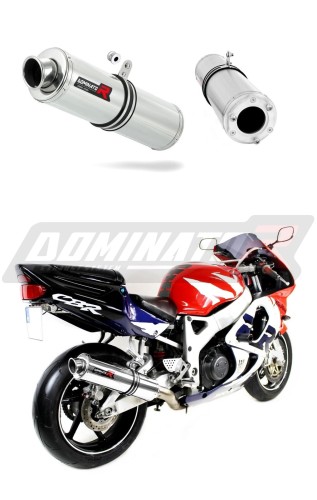 escape silenciador DOMINATOR redondo compatible con la motocicleta Honda CBR 900RR Fireblade SC33 1996  1999 5