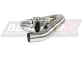 CBR 600 F PC41 Exhaust Cat Eliminator DECAT Header Head pipe Linkpipe Downpipe collector manifold 2011 - 2015 DOMINATOR   x