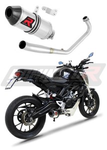 Honda CB 125 R 2018 - 2020 Sistema de escape Colector Silenciador HP3 + dB killer medium