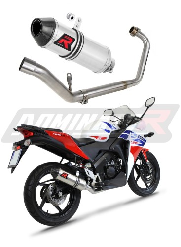 kompletny układ wydechowy z tłumikiem DOMINATOR Full System HP3 pasujący do motocykla Honda CBR 150 R 2011 - 2016 6