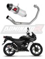 sistema de escape completo con silenciador DOMINATOR Full System HP3 compatible con la motocicleta Honda CBF 125 2009  2014 6