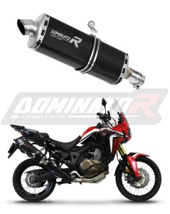 Honda CRF 1000L Africa Twin 2016 - 2019 Silenciador Escape P7 NEGRO + dB killer medium