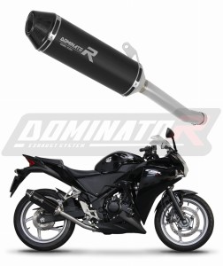 Honda CBR 250 R 2011 - 2013 Silenciador Escape HP3 NEGRO + dB killer medium