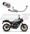 sistema de escape completo con silenciador DOMINATOR Full System GP compatible con la motocicleta Honda VTR 250 2009  2015 6