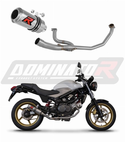 sistema de escape completo con silenciador DOMINATOR Full System GP compatible con la motocicleta Honda VTR 250 2009  2015 6