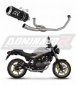 sistema de escape completo con silenciador DOMINATOR Full System GP negro compatible con la motocicleta Honda VTR 250 2009  2015 6