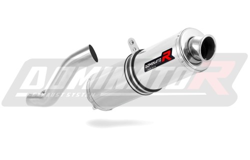 escape silenciador DOMINATOR redondo compatible con la motocicleta Husqvarna TC 450 2008  2010 3