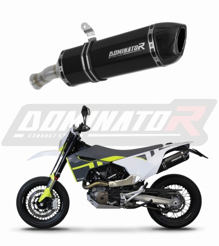 Husqvarna 701 SM Supermoto 2021-2023 Motorcycle Dominator Exhaust Silencer Muffler Pot d'échappement Marmitta Escape HP1 BLACK x