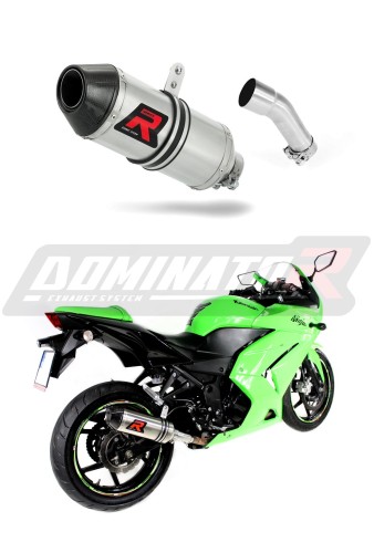 NINJA ZX 250R EXHAUST Kawasaki Muffler Auspuff Sportauspuff Silencer Echappement Silencieux Scarico Scarichi Escape Wydech Tłumik Carbon Tip HP3 2008 - 2012 Dominator x