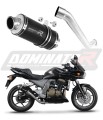 escape silenciador DOMINATOR GP1 negro compatible con la motocicleta Kawasaki Z750 2004  2006 6