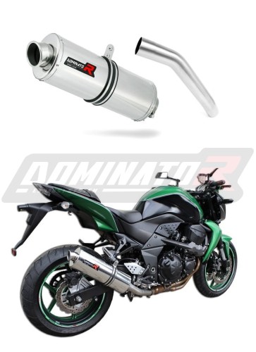 escape silenciador DOMINATOR oval compatible con la motocicleta Kawasaki Z750 2007  2012 5