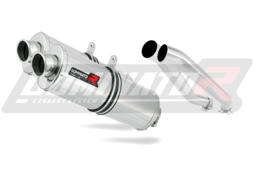 escape silenciador DOMINATOR oval compatible con la motocicleta Kawasaki Z1000 2003  2006 3