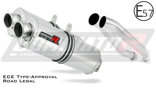 escape silenciador DOMINATOR homologado OVAL compatible con la motocicleta Z1000 2003  2006 5