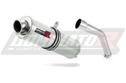 exhaust muffler DOMINATOR ROUND fits to Kawasaki KLE 500 1991 2007  3