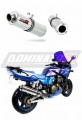 escape silenciador DOMINATOR redondo compatible con la motocicleta Kawasaki ZRX 1200 2001  2007 3