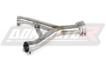 decat silenciador central DOMINATOR Mid Pipe compatible con la motocicleta Kawasaki Z1000 2010  2013 6