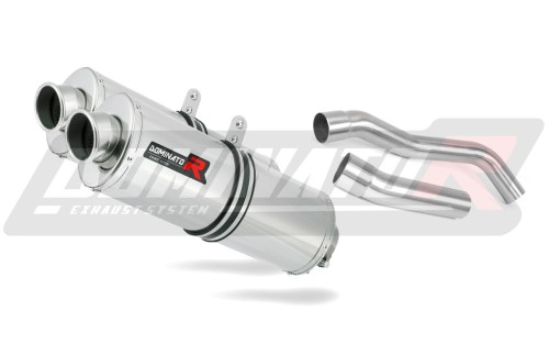 escape silenciador DOMINATOR oval compatible con la motocicleta Kawasaki Z1000 2007  2009 3