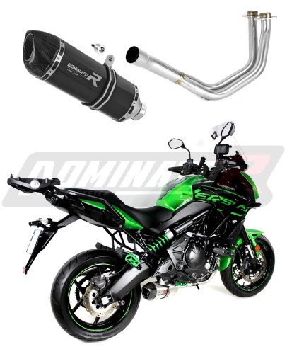 Kawasaki VERSYS 650 2015 - 2020 Full system Kolektor wydech Tłumik HP1 BLACK + dB killer medium