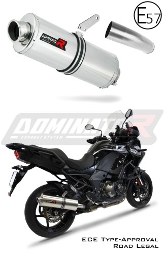 escape silenciador DOMINATOR homologado OVAL compatible con la motocicleta VERSYS 1000 2019  2024 8