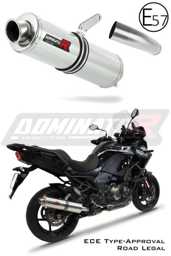 escape silenciador DOMINATOR homologado redondo compatible con la motocicleta VERSYS 1000 2019  2024 8