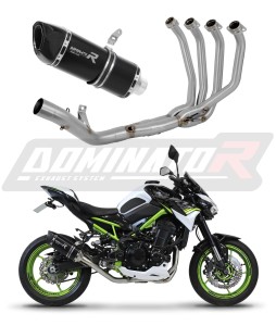 Kawasaki Z 900 2020 - 2024 Sistema de escape Colector Silenciador HP6 NEGRO + dB killer medium