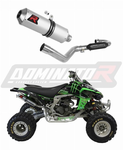 complete exhaust system with muffler DOMINATOR Full System MX fits to Kawasaki KFX 450 2008  2014 6