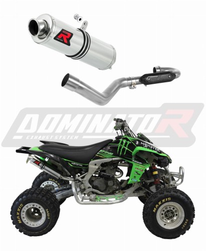 complete exhaust system with muffler DOMINATOR Full System GP1 fits to Kawasaki KFX 450 2008  2014 6