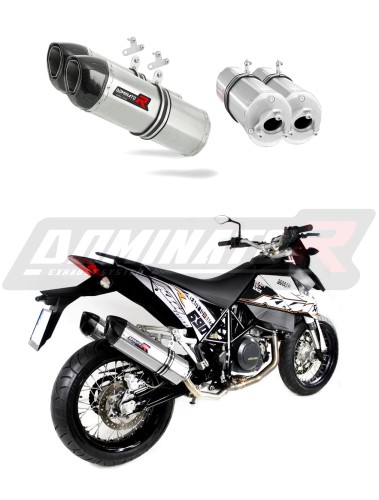 escape silenciador DOMINATOR HP1 compatible con la motocicleta KTM 690 SM SUPERMOTO  5