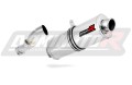 escape silenciador DOMINATOR oval compatible con la motocicleta KTM 690 ENDURO 2008  2010 3