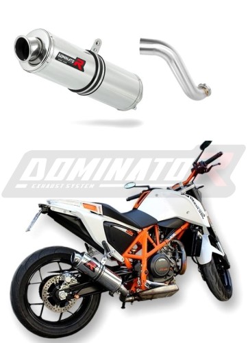 escape silenciador DOMINATOR redondo compatible con la motocicleta KTM 690 Duke 2012  2018 5