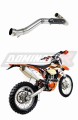 exhaust manifold header DOMINATOR  fits the motorcycle EXC 450 2012   2016 6