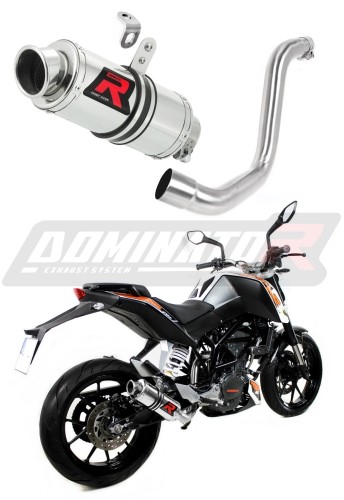 escape silenciador DOMINATOR GP1 compatible con la motocicleta KTM 200 Duke 2011  2016 5