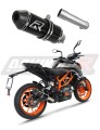 escape silenciador DOMINATOR HP3 negro compatible con la motocicleta KTM 390 Duke 2021  2023 6